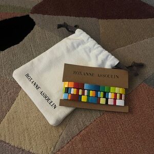Roxanne Assoulin Rainbow Brite Bracelet Set Size M
